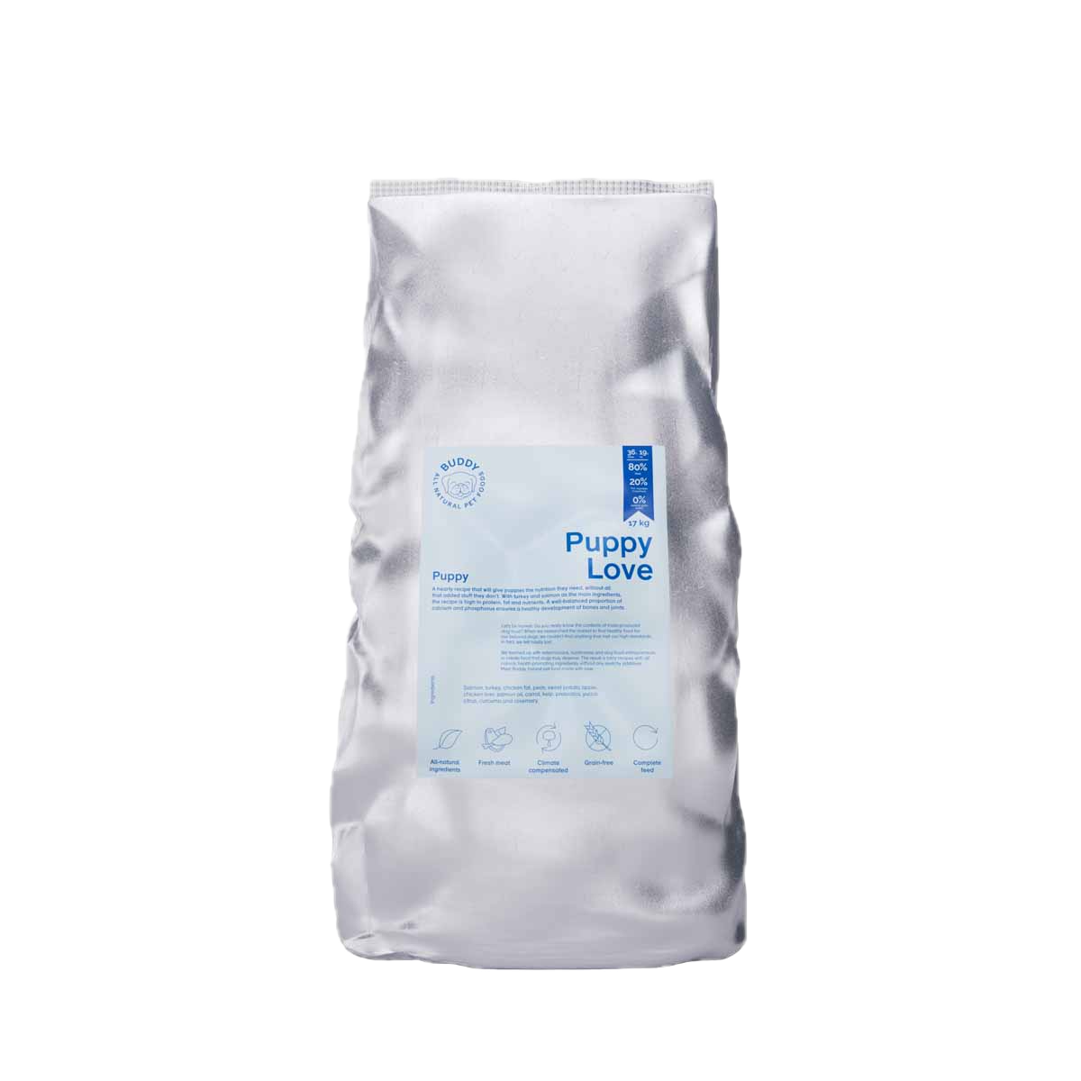 Buddy Pet Foods Buddy Pet Foods Puppy Love 17 kg
