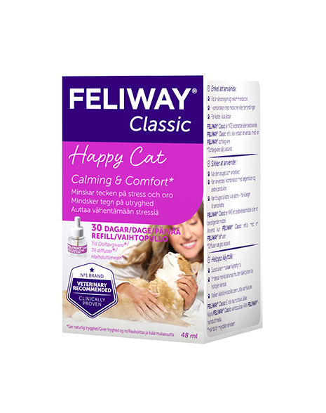 Feliway Classic Duftgiverr Refill Erstatningsflaske