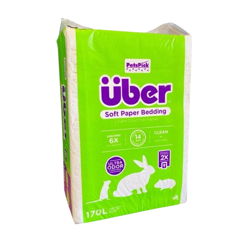 Papirbasert bunnstrø 170 L Hvit