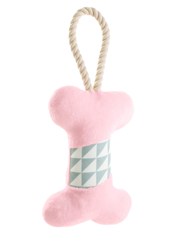 Hunter Hundeleketøy Salima Bone Polyester Lightpink 18 cm