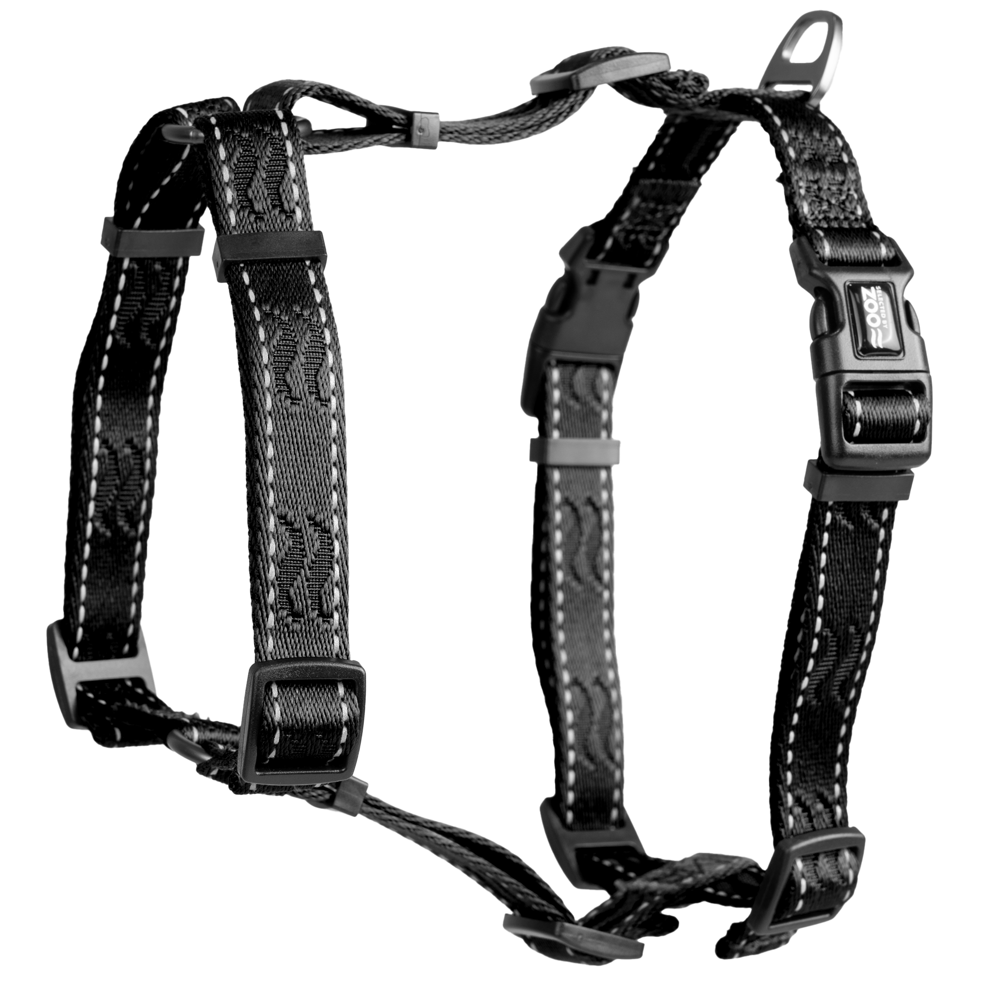 Selected by ZOO Sele Rufus H-sele ställbar Svart