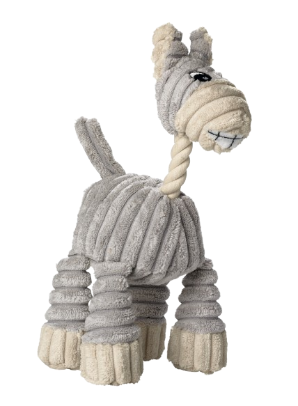 Hundeleketøy Huggly Zoo Esel Bomull