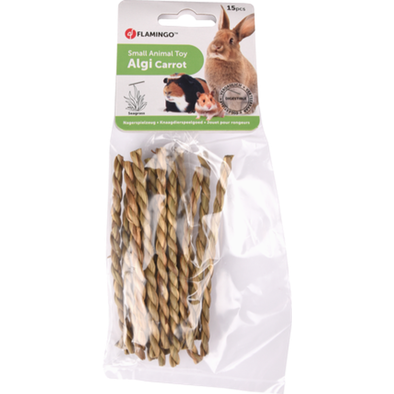 Flamingo Sat Algi tyggetau Seagrass Nature Brown 15-pk.