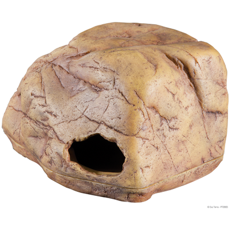 Gecko Cave - Terrestial Gecko skinn brun 16 x 13 x 10,5 cm