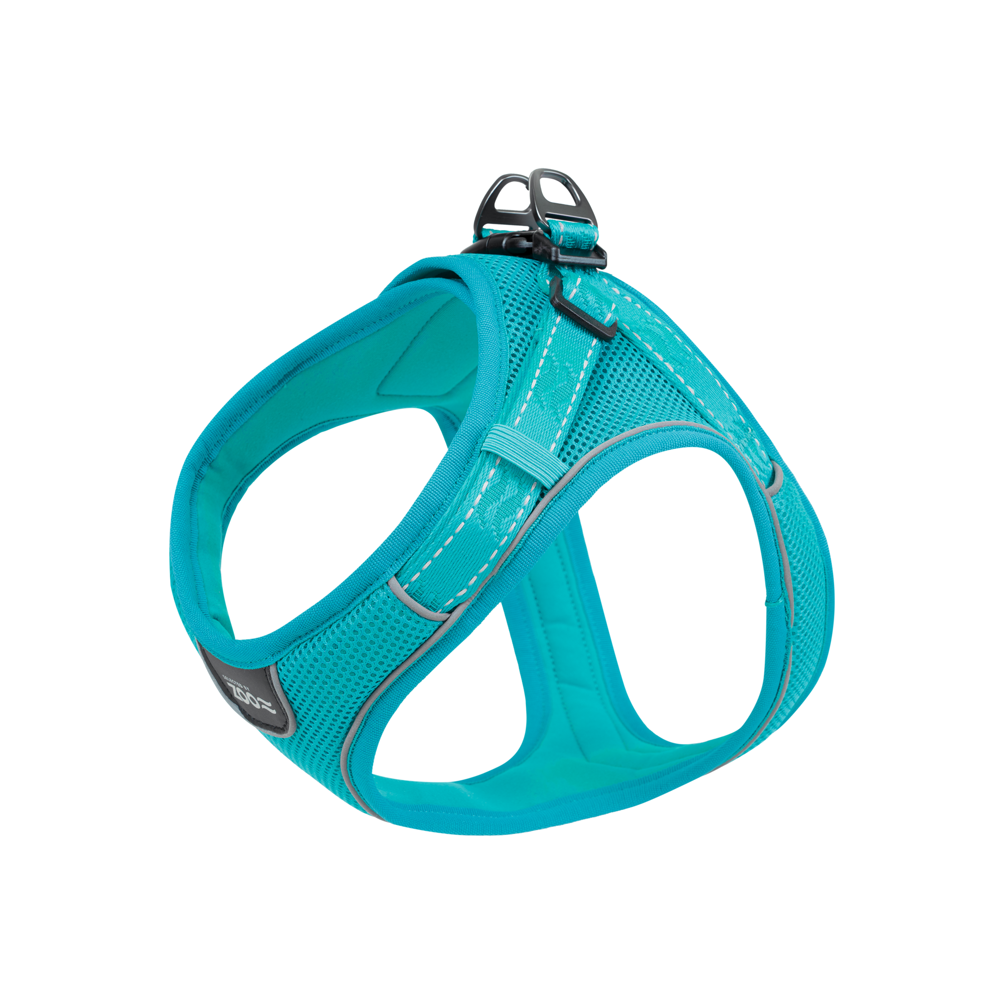 Sele Rufus Soft justerbar XXS Hals 15 mm x 24-30 cm Bryst 15 mm x 30-38 cm Turkis