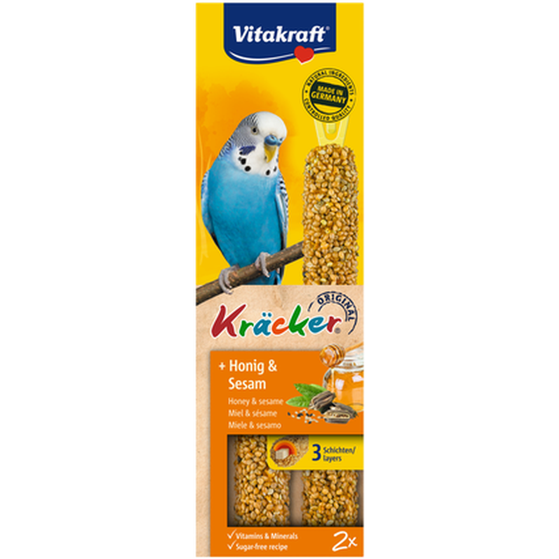 Kjeks Undulat Honning & Sesam 2-pk.