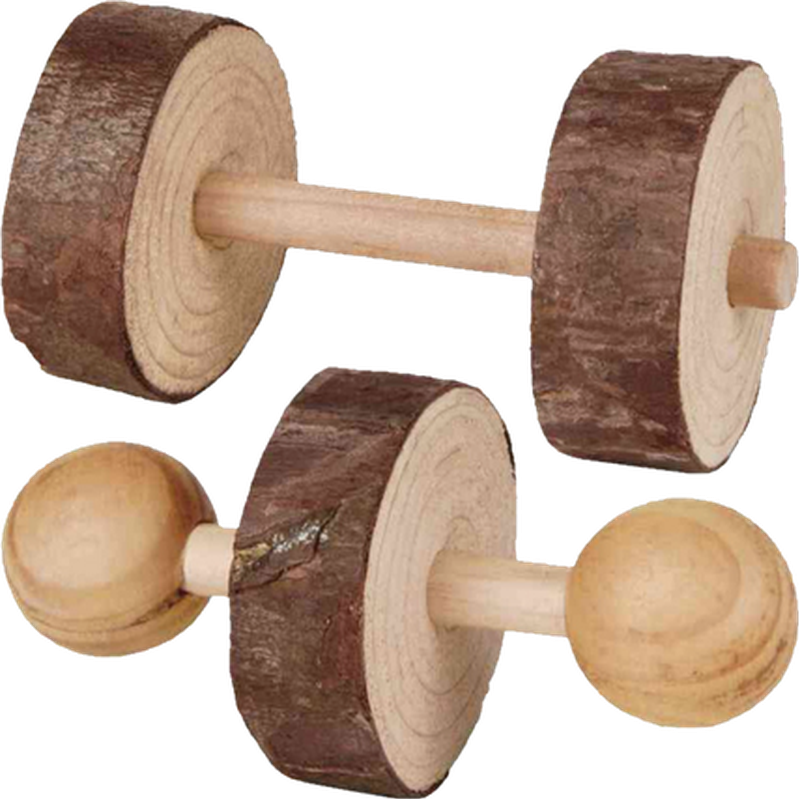 Trixie - Natural Living-sett med manualer brun 4,5 cm - Smådyr - Aktivisering - Leker til smådyrPetXL