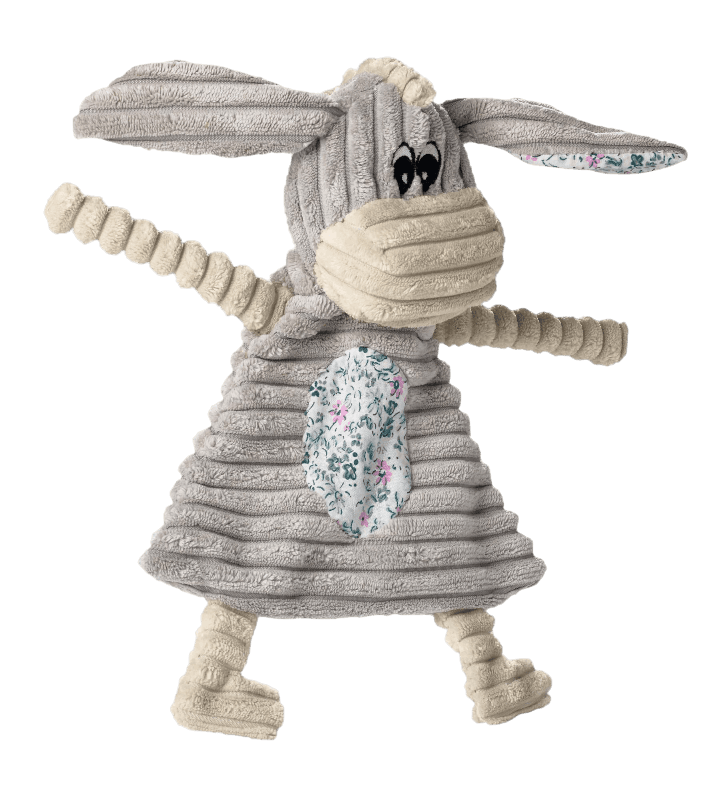 Hunter Toy Dog Huggly Blanket Donkey Grey 25 cm