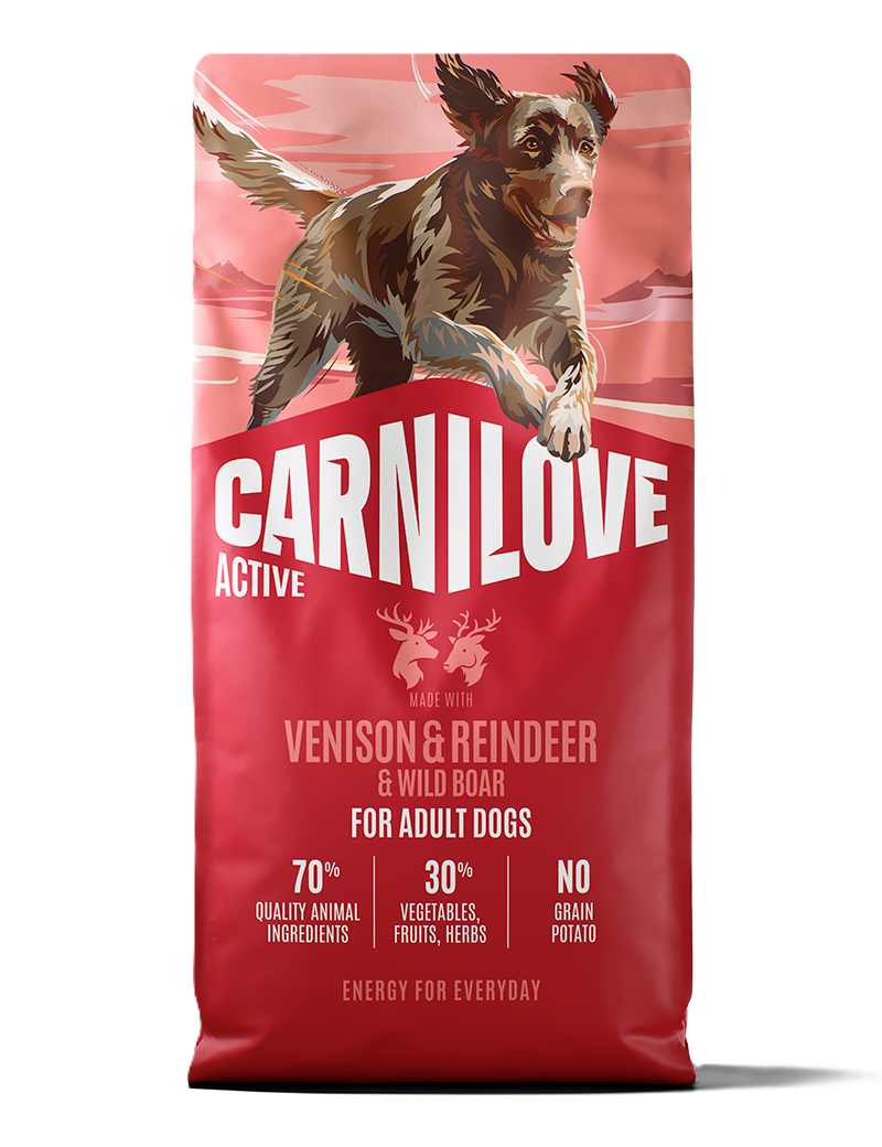Carnilove Active Dog Venison & Reindeer & Wild Boar for Active Adults