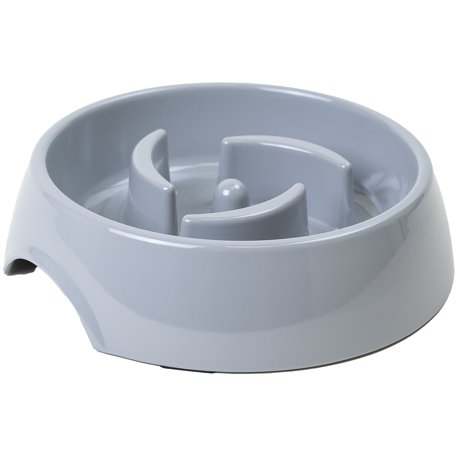 Matskål Slow feed Grey L 600ml 20x5cm 20x5cm