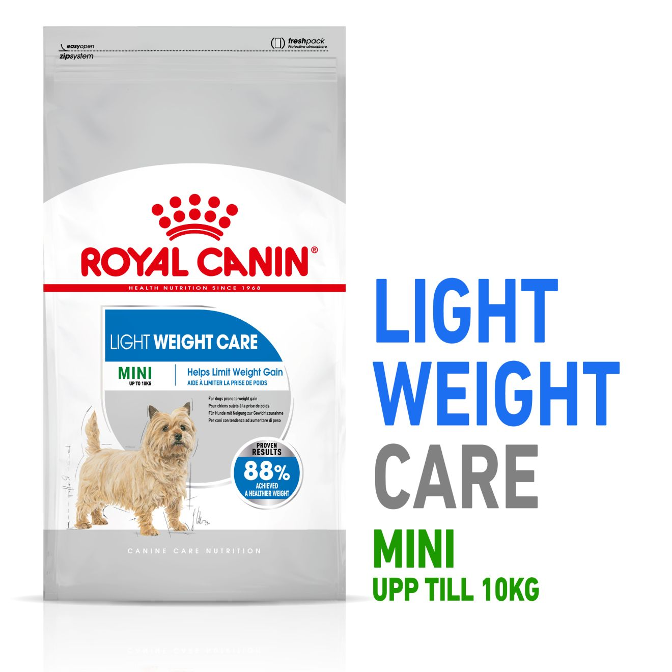 Light weight Care Adult Mini tørrfôr for hunder 3 kg