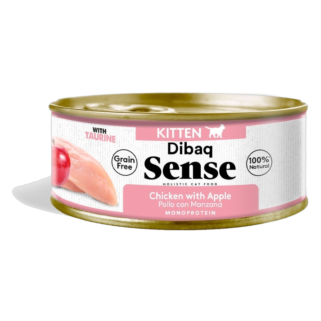 DIBAQ Dibaq Sense Våtfôr Kitten Kylling & Eple 70 g