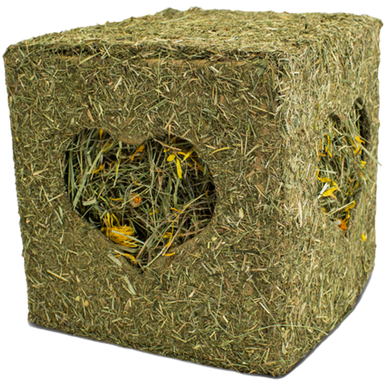 JR FARM - Høykube Blomster 20 x 20 cm 450 g - SmådyrPetXL