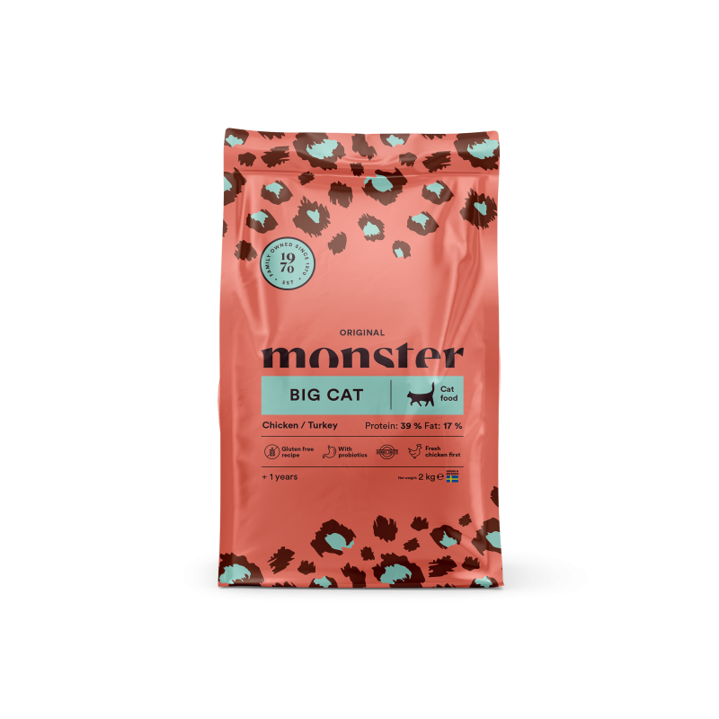 Monster Pet Food Cat Original Big Cat Chicken/Turkey