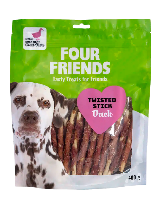 Vridd pinneand 40-pakning, 12,5 cm