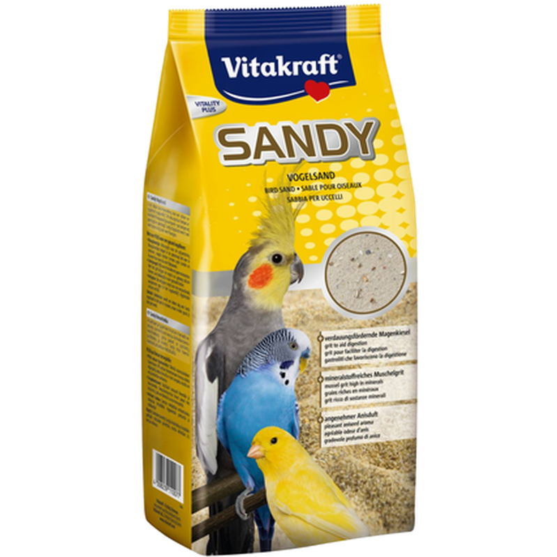 Sandy 3-plus fuglesand 2,5 kg