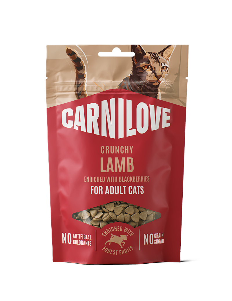 Carnilove Cat Crunchy Snack Lamb enriched with Blackberries 50g