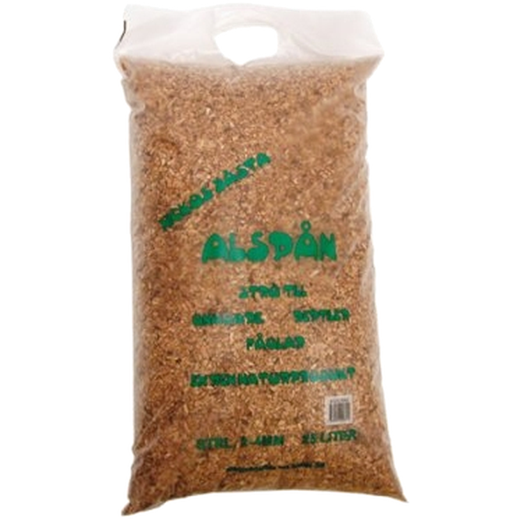 Nickos Alspån 80 L Burstrø 2-4 mm, 13,1 kg