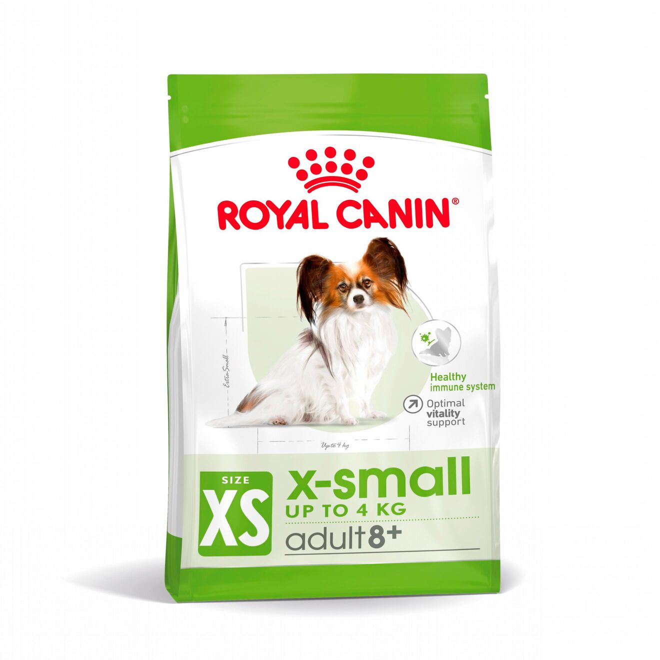 Størrelse X-Small Adult 8+ Tørrfôr til hund 1,5 kg