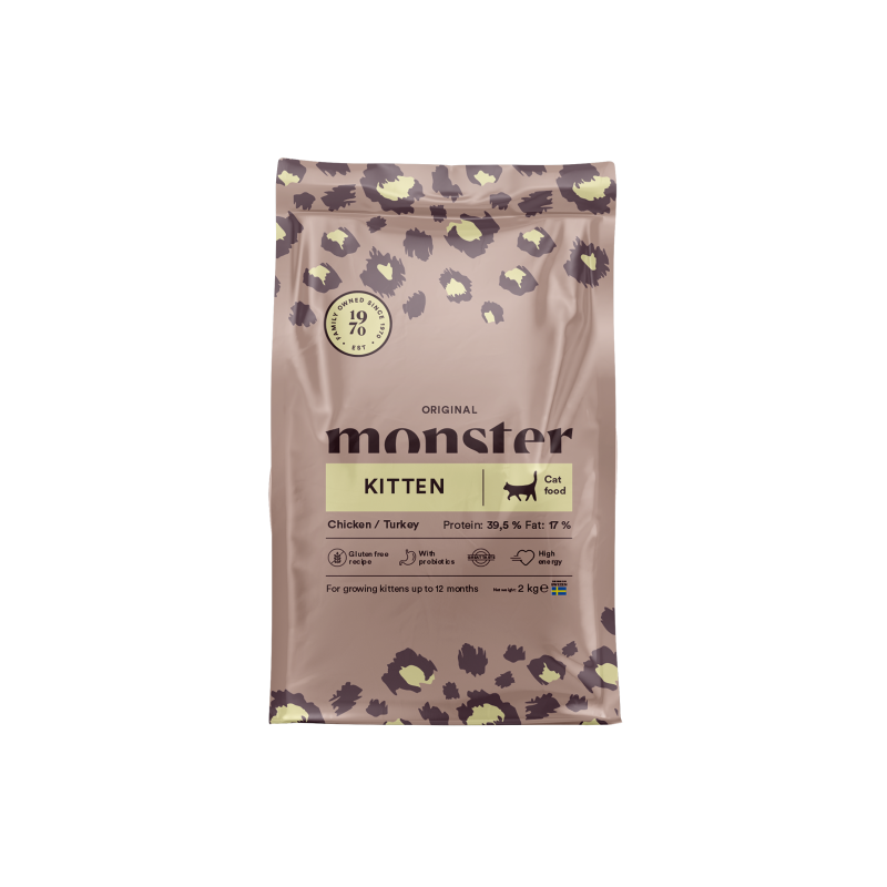 Monster Pet Food Cat Original Kitten Chicken/Turkey