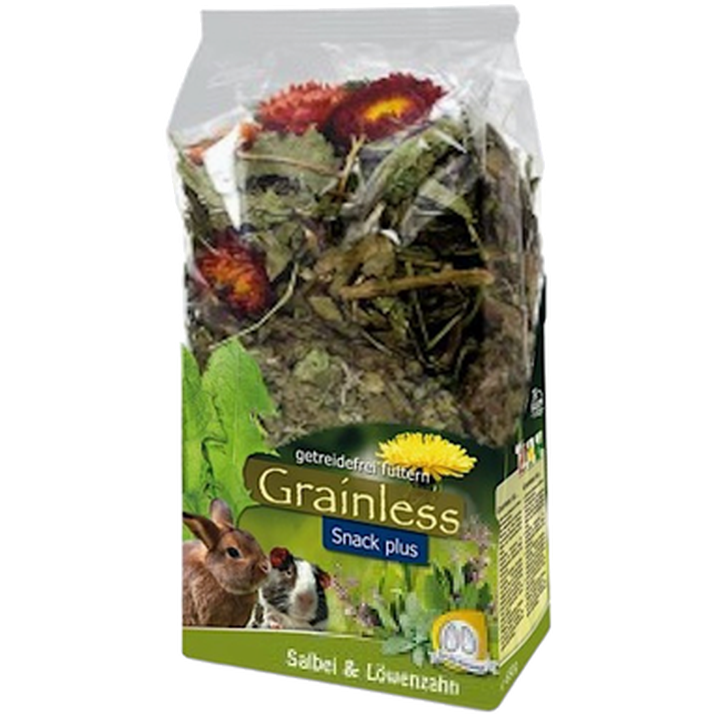 JR FARM - Grainless Plus Salvie & Løvetann 100 g - SmådyrPetXL