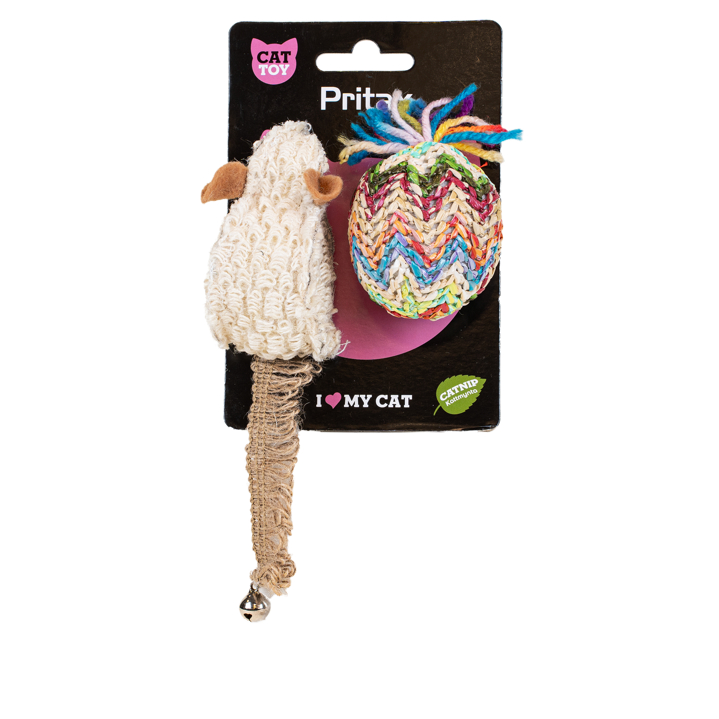 Katteleke Natural Hedda, 18x4x3cm, Brun