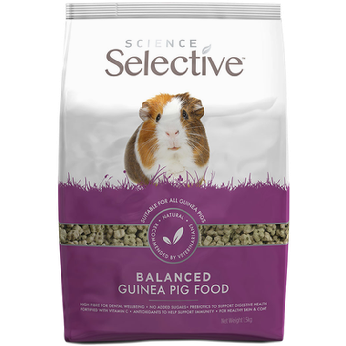 Supreme Selective - Science Selective marsvin 1,5 kg - SmådyrPetXL