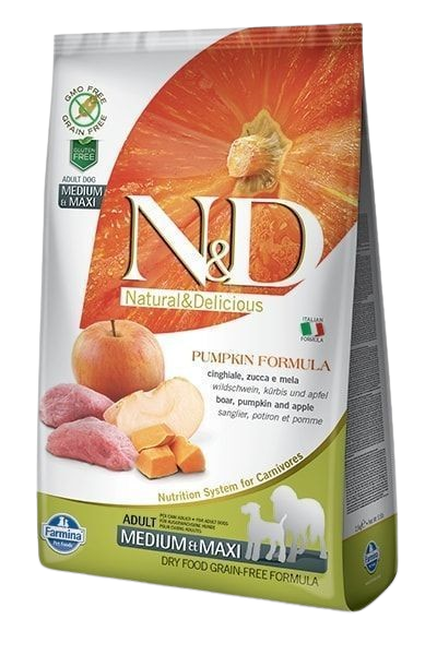 Dog N&D Pumpkin Boar & Apple Adult Medium/Maxi