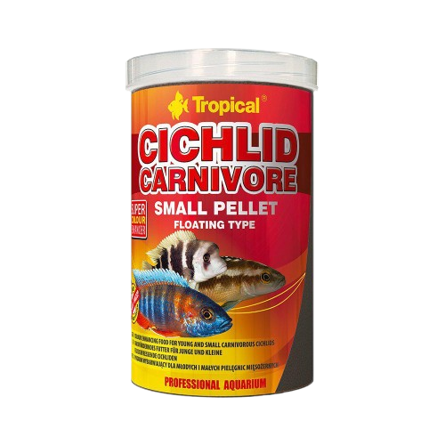 Tropical - Cichlide Carnivore Small Pellet 1000 ml/360 g - Fisk - FôrPetXL