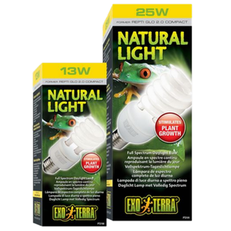 Exoterra Natural Light UVA 2.0 - Full Spectrum Daylight Bulb