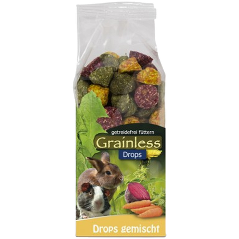 JR FARM - Grainless Drops Blandet 140 g - Smådyr - SnacksPetXL