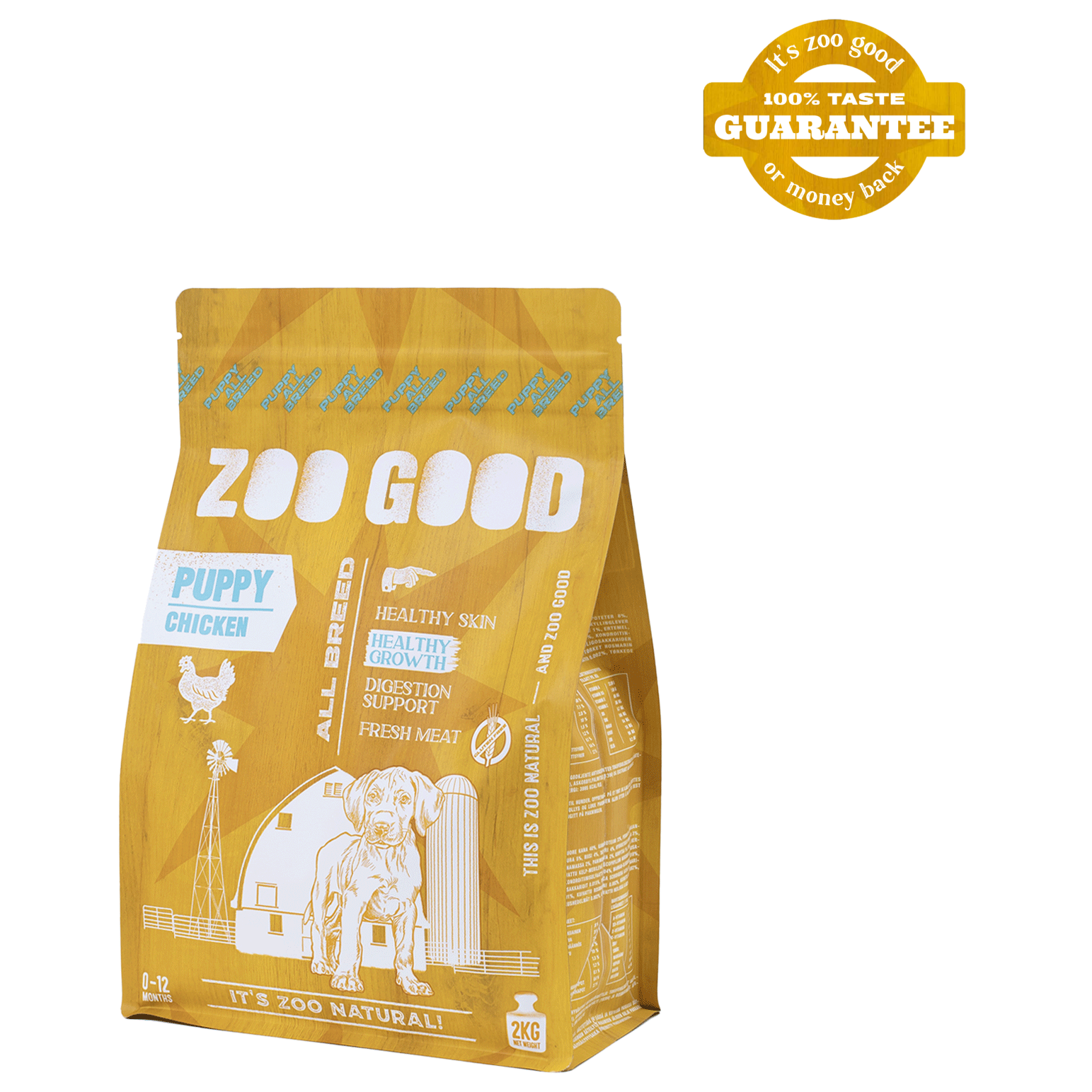 Kylling Healthy Growth Puppy Alle raser 2 kg