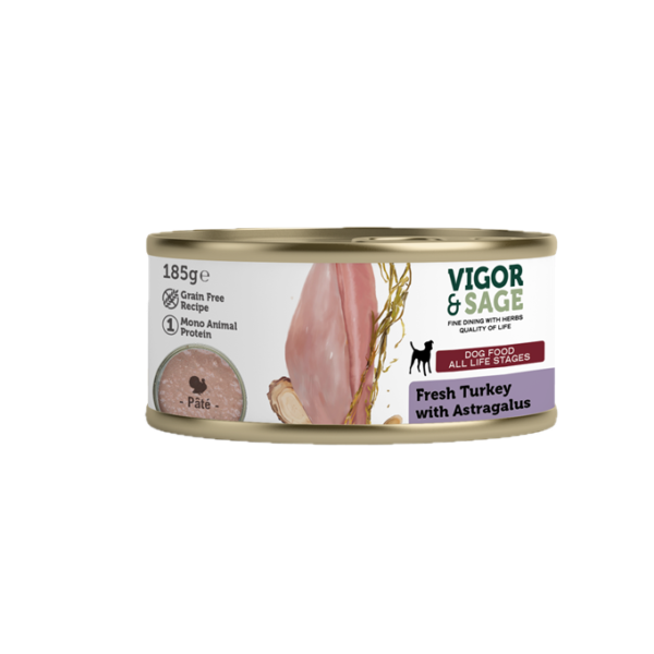 Vigor & Sage Astragalus & Fresh Turkey