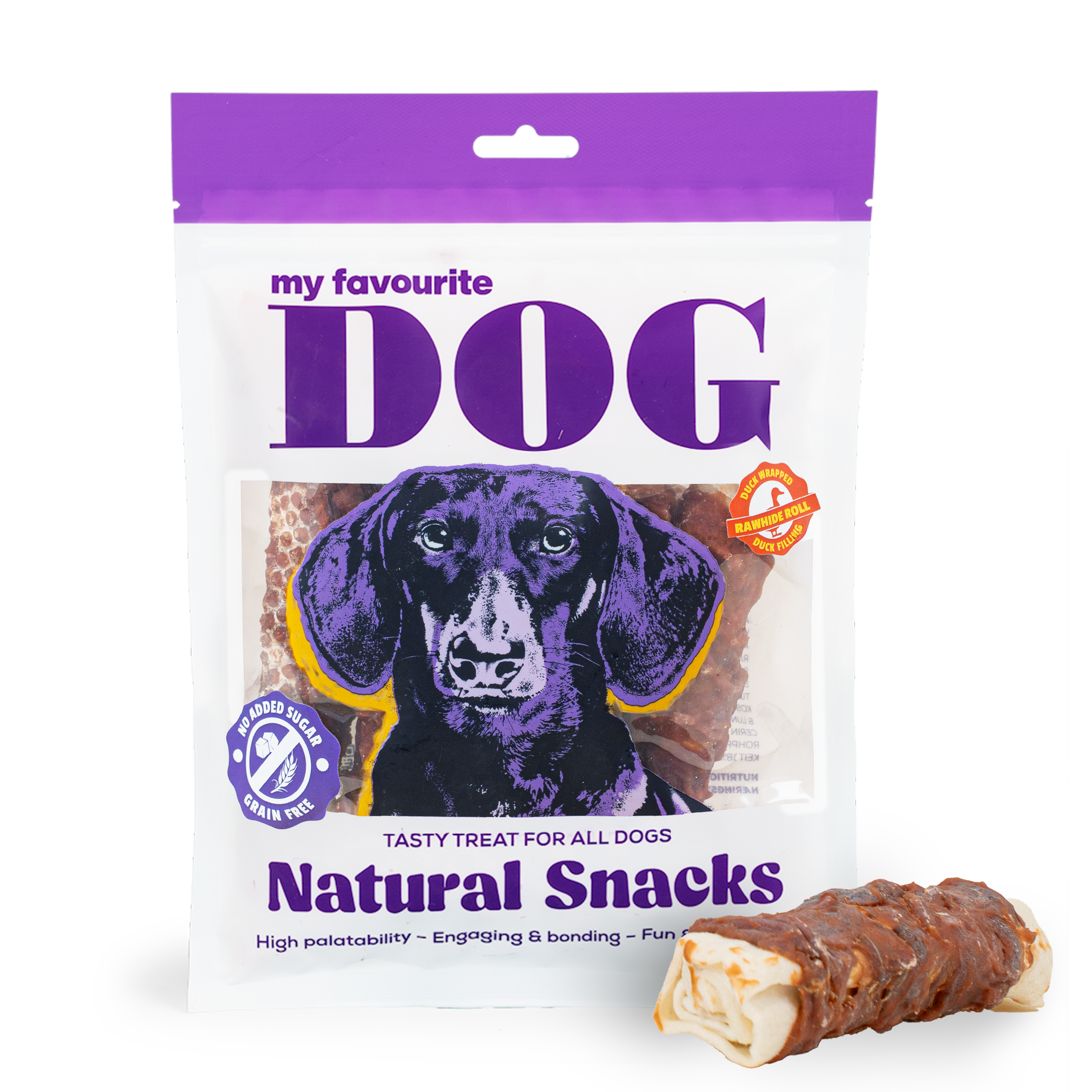 Andeinnpakket råhud med andefyll