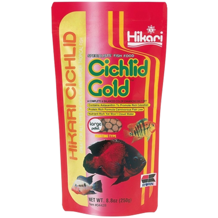 Hikari - Cichlid Gold Red Medium 250g - Fisk - FôrPetXL