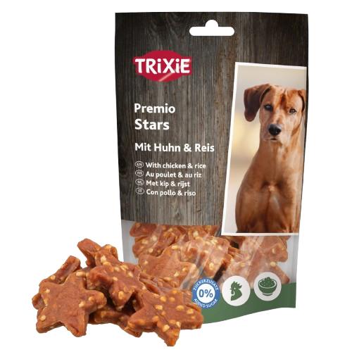 Trixie PREMIO Stjerner med kylling & ris, 100 g