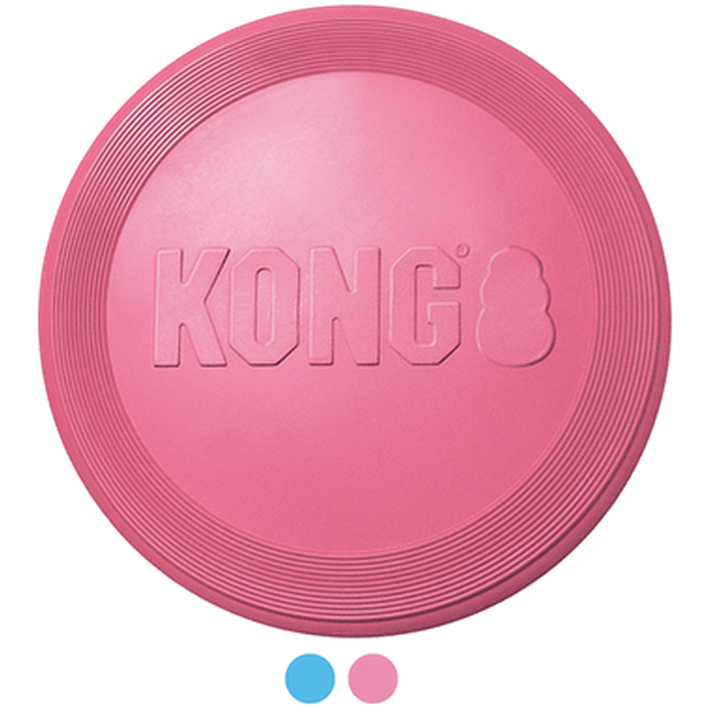 Kong Puppy Flyer Frisbee Ø 18cm Rosa/Blå