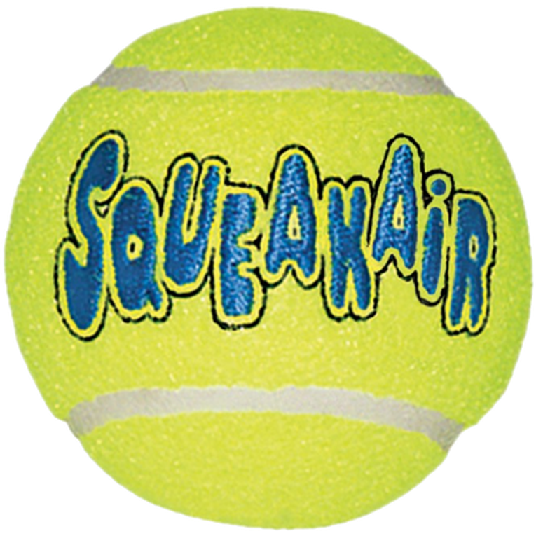 Air Dog Squeakers Ball Toy Yellow Small