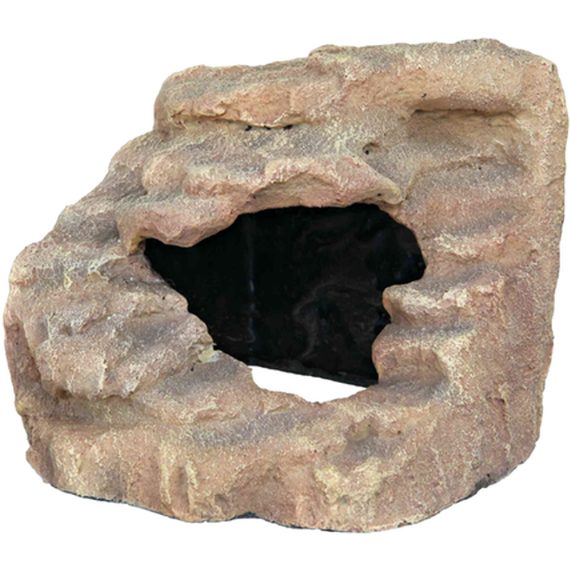Trixie Corner Rock Cave With Platform For Reptiles & Amphibians - Rainforest Vivarium Decor, Hideout