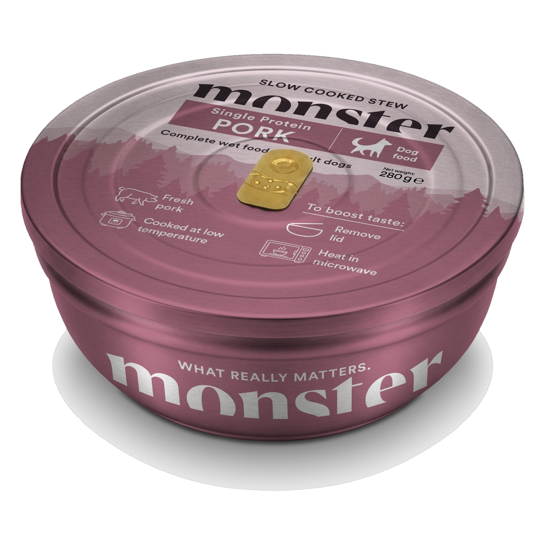Monster Pet Food Monster Våtfôr Slow Cooked Stew Svin 280 g