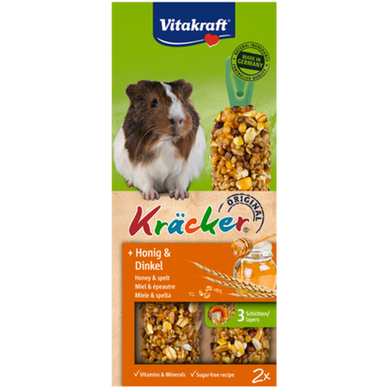 Vitakraft - Crackers marsvinhonning 10x2-pakning - SmådyrPetXL