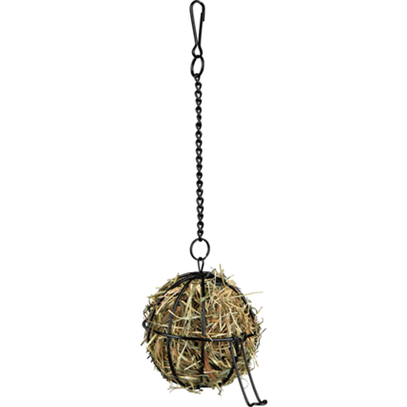 Matkule av metall til å henge i buret Svart 12 cm