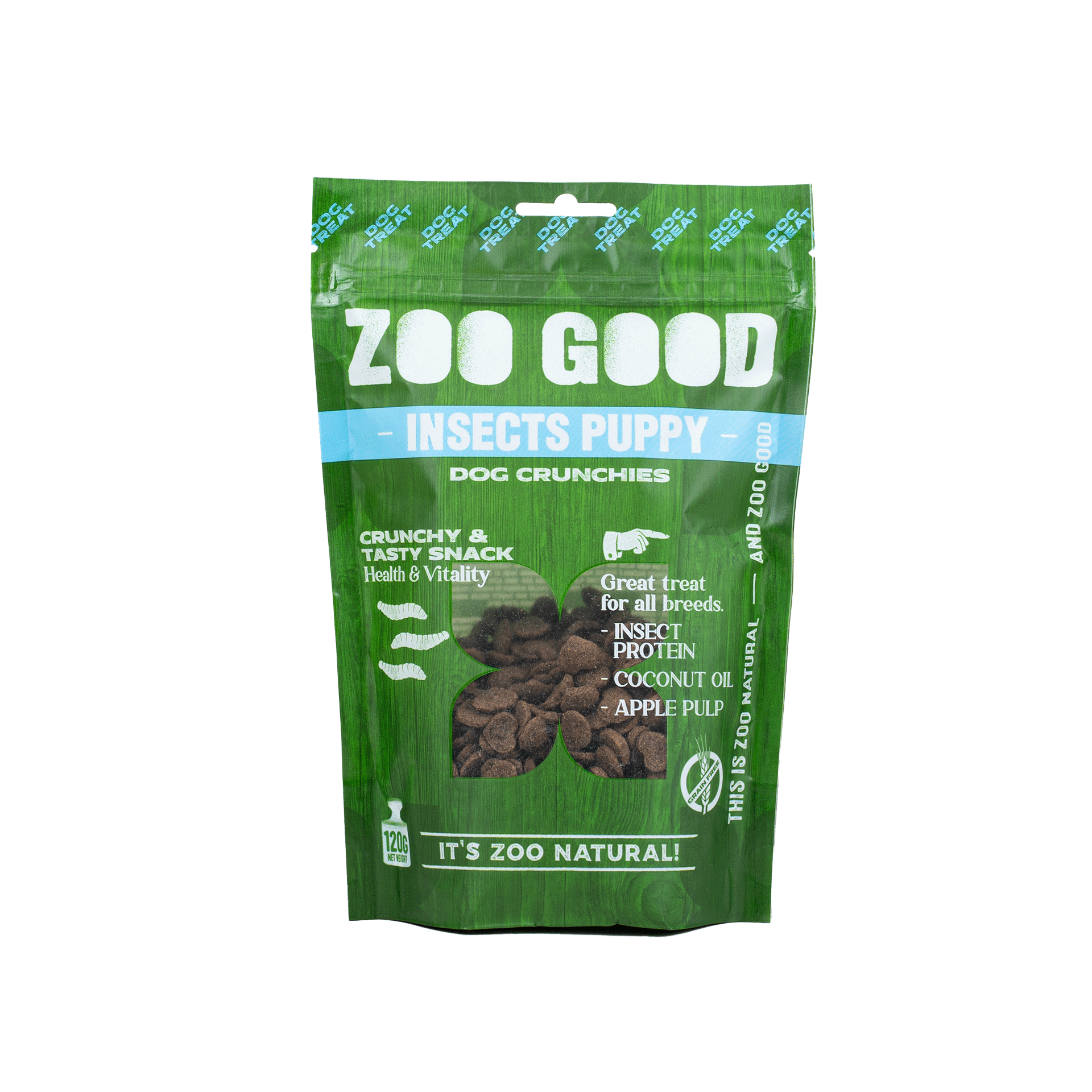ZOO GOOD Hundegodbiter - Insekt Valp 120g