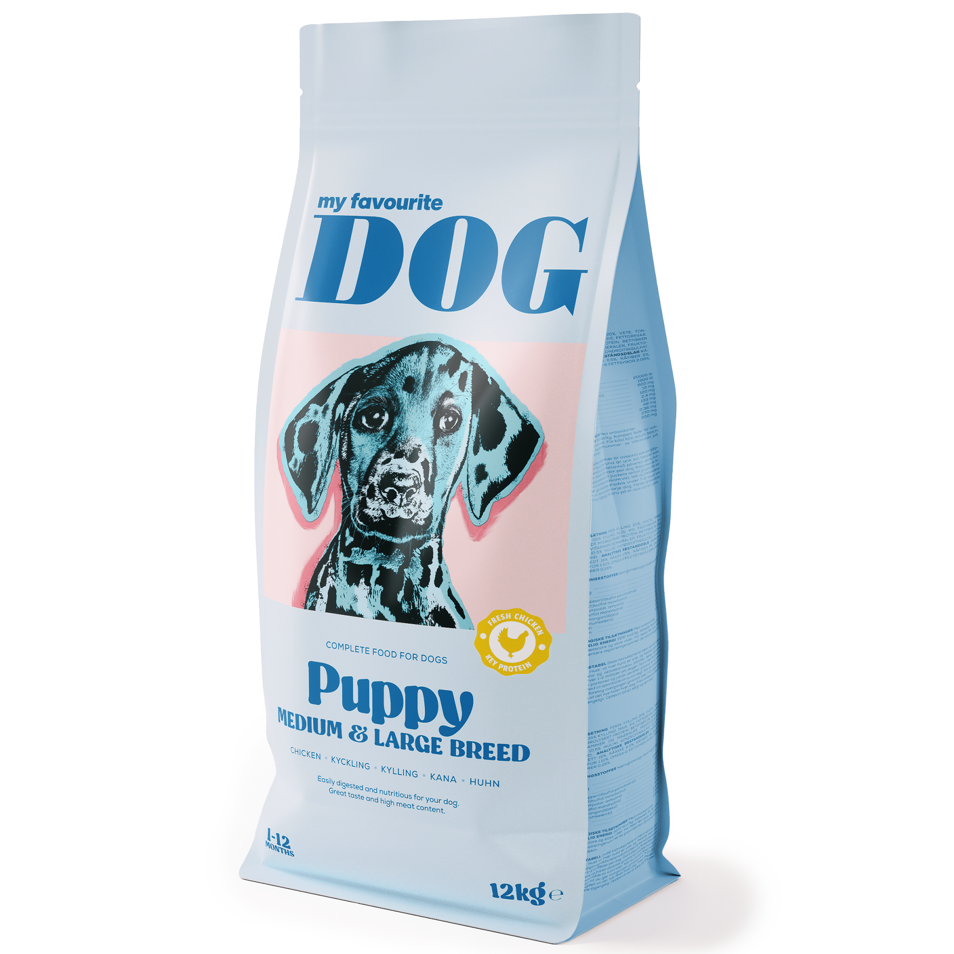 Puppy Medium/Large Breed kylling 12 kg