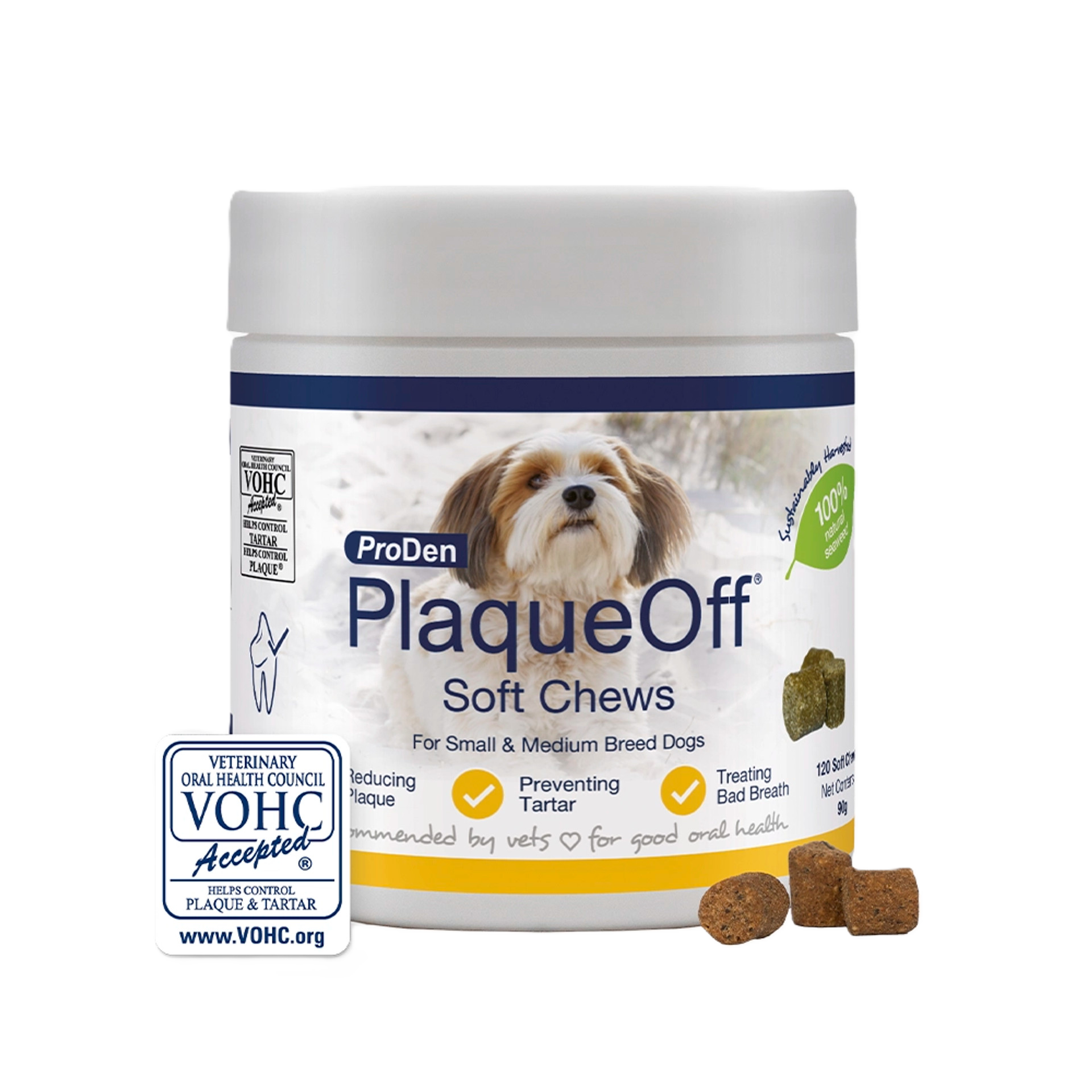 ProDen Plaque Off Softchews liten hund 120 biter