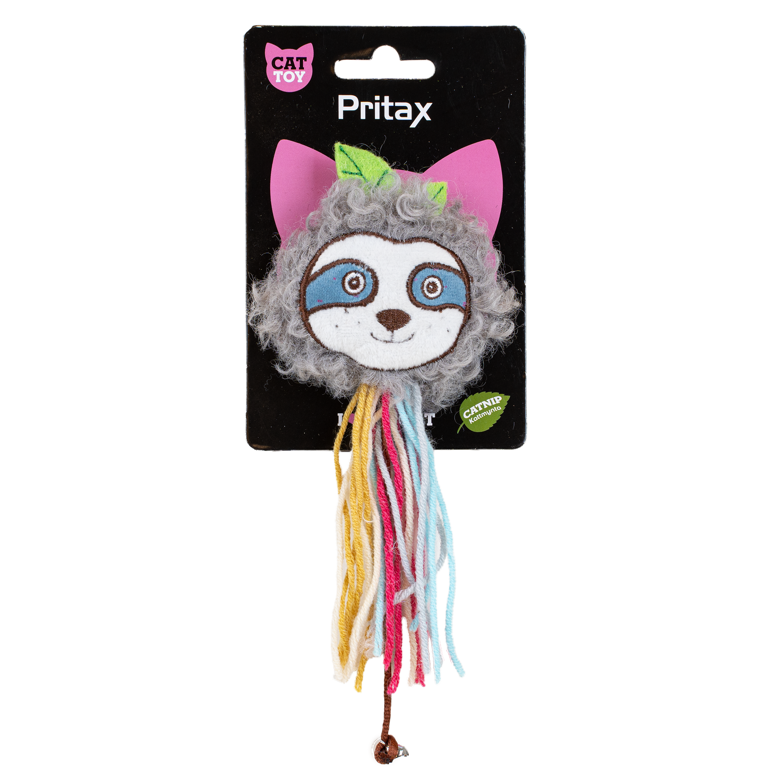 Katteleke Sleepwalker Sune med hale, 7x18x2,5cm, Flerfarget