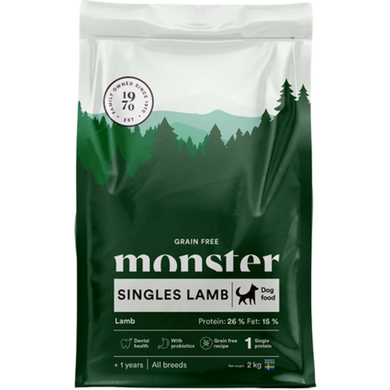 Dog Grain Free Singles Lamb All Breed 2 kg