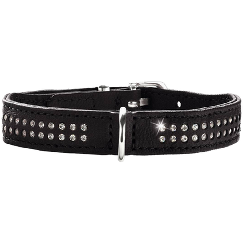 Dog Collar Diamond Petit Black 24 - Neck 17-21cm