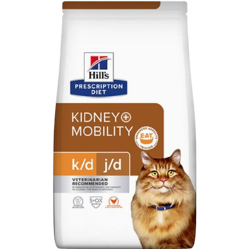 k/d + j/d Kidney + Mobility - Dry Cat Food 3 kg