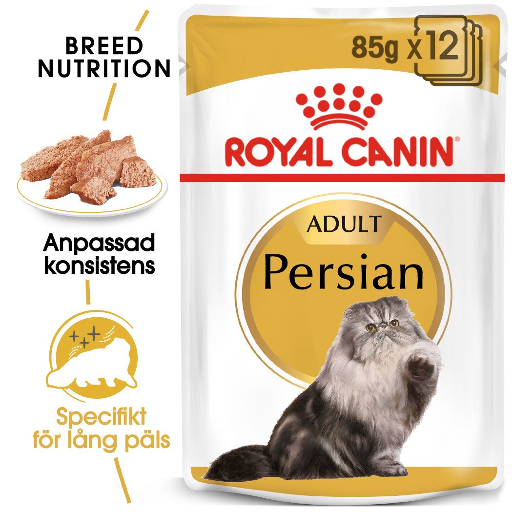 Royal Canin Feline Breed Wet Persian Loaf 85 g x 12 stk - porsjonsposer